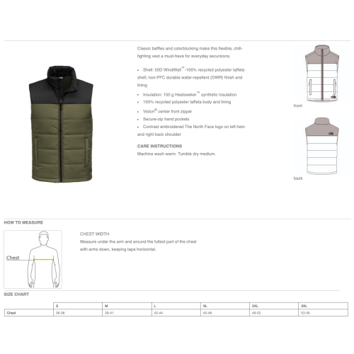 The North Face® Insulated Vest 